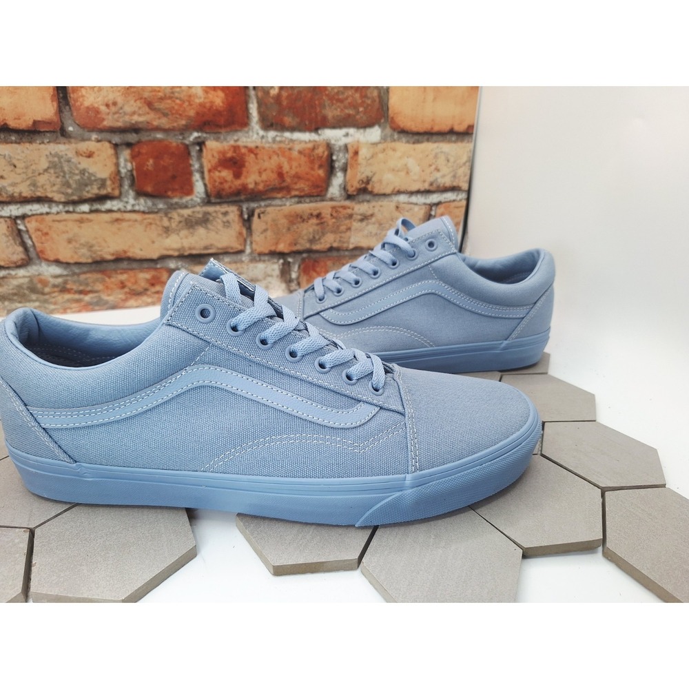 Vans Old Skool Pastel Mono Dusty Blue Monochromatic Light Unc Knu Men Sz 8